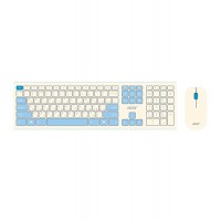 Клавиатура Acer Acer OCC205, Белый/голубой, KeyBoard USB, Wireless, rus/lat, White/Blue