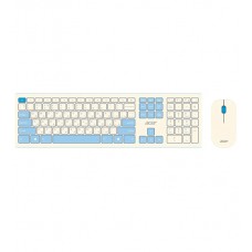 Клавиатура Acer Acer OCC205, Белый/голубой, KeyBoard USB, Wireless, rus/lat, White/Blue