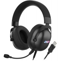 Гарнитура Acer AHW122, Черный, Garnitura 32 Ohm, 20-20000Hz, 105dB, 2.1m cable, Virtual 7.1, RGB, black