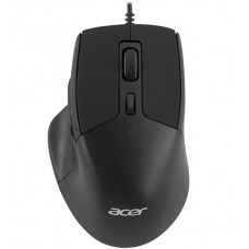 Мышь Acer OMW130, USB, Черный, Mouse Optical 3600 dpi, 6 button, 1.5m cable, black
