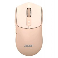 Мышь Acer OMR312 USB, Розовый, Mouse Wireless, Optical 3200 dpi, 5 button, Li-pol, BT/2.4GHz/Pink