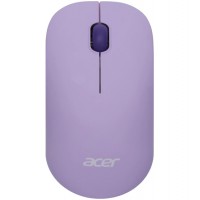 Мышь Acer OMR205 USB, фиолетовый, Mouse Wireless, Optical 1200 dpi, 3 button, 1AA, Violet
