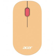 Мышь Acer OMR205 USB, розовый/бежевый, Mouse Wireless, Optical 1200 dpi, 3 button, 1AA, Pink/beige
