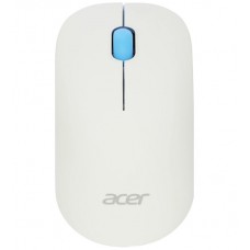 Мышь Acer OMR205 USB,  Белый/голубой, Mouse Wireless, Optical 1200 dpi, 3 button, 1AA, White/Blue