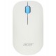 Мышь Acer OMR205 USB,  Белый/голубой, Mouse Wireless, Optical 1200 dpi, 3 button, 1AA, White/Blue