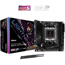 Материнская плата ASRock B650I Lightning WIFI AM5 2xDDR5 2xSATA3 2xM.2 HDMI Mini-ITX