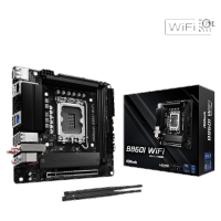 Материнская плата ASRock B860I WIFI LGA1851 2xDDR5 4xSATA 2xM.2 1xHDMI 1xDP WiFi Mini-ITX