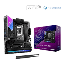 Материнская плата ASRock B860M LIGHTNING WIFI LGA1851 4xDDR5 4xSATA 4xM.2 1xHDMI 1xDP WiFi mATX