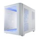 Компьютерный корпус FSP S380, Без БП, 2xUSB3.0, Type-C, 3xFAN120 ARGB, Curved Glas, White, M-ATX