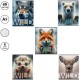 Тетрадь общая BG "Wild", А5, 48 листов в клетку, на скрепке (025-Т5ск48 60312)