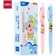 Ручка шариковая DELI "SpongeBob Q63" автоматическая, 0,7 мм, синяя (044-Q63BL)