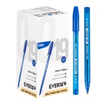 Ручка шариковая DELI "Every Q19", 1 мм, синяя (044-Q19BL)