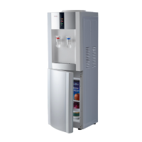 Кулер для воды A.E.L. LD-AEL-47c white/silver с шкафчиком