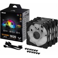 Комплект вентиляторов ASUS TUF GAMING TR120 ARGB REVERSE BLACK 3IN1