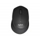 Мышь беспроводная Logitech M330 Silent Plus Black (черная, оптическая, 1000dpi, 2.4 GHz/USB-ресивер, бесшумная, под правую руку) (M/N: M-R0051 / C-U0010) (910-004909)
