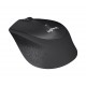 Мышь беспроводная Logitech M330 Silent Plus Black (черная, оптическая, 1000dpi, 2.4 GHz/USB-ресивер, бесшумная, под правую руку) (M/N: M-R0051 / C-U0010) (910-004909)
