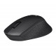 Мышь беспроводная Logitech M330 Silent Plus Black (черная, оптическая, 1000dpi, 2.4 GHz/USB-ресивер, бесшумная, под правую руку) (M/N: M-R0051 / C-U0010) (910-004909)