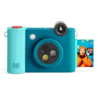 Фотоаппарат моментальной печати Kodak Smile+ голубой