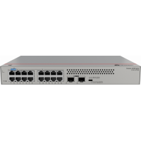 Коммутатор HUAWEI S110-16T2S (16*10/100/1000BASE-T, 2*GE SFP ports, AC power, fanless)