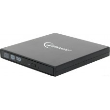 Внешний привод DVD±R/RW/-RAM,±R9 CD-R/RW, Gembird DVD-USB-02, USB2.0, black, box