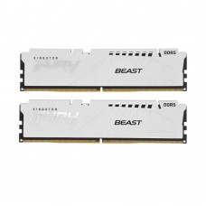Модуль памяти Kingston Fury Beast Beast White EXPO DDR5 DIMM 32Gb KIT (2x16Gb) 6000MHz CL36 (KF560C36BWE2K2-32)