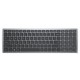 Клавиатура Dell/Compact Multi-Device Wireless Keyboard - KB740 - Russian (QWERTY)/Bluetooth (580-AKOZ)
