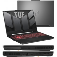 Ноутбук ASUS TUF Gaming A16 FA607NU-RL064, Ryzen 5-7535HS-3.3/512GB SSD/16GB/RTX4050-6GB/16" WUXGA, Dos