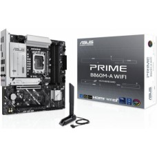Материнская плата ASUS PRIME B860M-A WIFI, LGA1851 B860 4xDDR5 4xSATA 2xM.2 HDMI 2xDP USB-C mATX