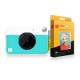 Фотоаппарат моментальной печати Kodak PRINTOMATIC голубой+Фотобумага 2х3 Kodak ZINK 20 шт