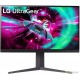 Монитор LG 32GR93U-B, 31.5'' 16:9 3840x2160(UHD 4K) IPS, nonGLARE, 144 Hz, 400cd/m2, H178°/V178°, 1000:1, 1.07B, 1ms, 2xHDMI, DP, Height adj, Pivot, Tilt, 1Y, Black (32GR93U-B)