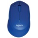Мышь беспроводная Logitech M330 Silent Plus Blue (синяя, оптическая, 1000dpi, 2.4 GHz/USB-ресивер, бесшумная, под правую руку) (M/N: M-R0051 / C-U0010) (910-004910)