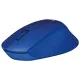 Мышь беспроводная Logitech M330 Silent Plus Blue (синяя, оптическая, 1000dpi, 2.4 GHz/USB-ресивер, бесшумная, под правую руку) (M/N: M-R0051 / C-U0010) (910-004910)