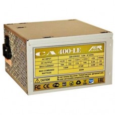 Блок Питания AiR-Cool 400W 230V 20+4P PATA+SATA+FDD FAN 12cm CA400-LE NMD Черный + кабель питания