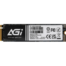 Твердотельный накопитель AGI AI298, 512Gb, 2300Mb/1450Mb, M2 PCIe Gen 3 NVMe, PCIe AGI512GIMAI298-CB