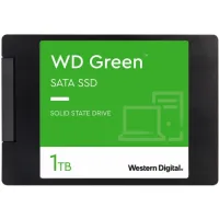 Твердотельный накопитель 1000GB SSD WD Серия GREEN 3D NAND 2.5” SATA3 R545Mb/s, W465MB/s WDS100T3G0A