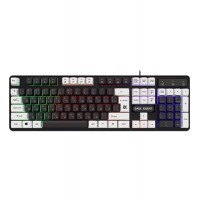 Клавиатура Defender Dark Knight GK-077 RU, Black/White, (45077)