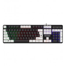 Клавиатура Defender Dark Knight GK-077 RU, Black/White, (45077)