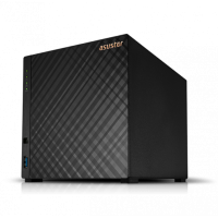 Сетевое хранилище ASUSTOR AS1104T, 4 Bay NAS, Quad-Core 1.4GHz CPU, 2.5GbE Port, 1GB DDR4, 4 x SATA3 6Gb/s; 3.5quot; HDD