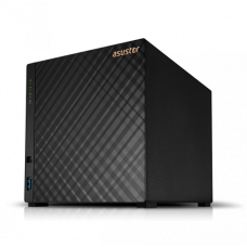 Сетевое хранилище ASUSTOR AS1104T, 4 Bay NAS, Quad-Core 1.4GHz CPU, 2.5GbE Port, 1GB DDR4, 4 x SATA3 6Gb/s; 3.5quot; HDD
