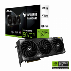 Видеокарта ASUS TUF-RTX5070TI-O16G-GAMING, RTX 5070Ti, 16G OC GDDR7, 256bit, HDMI, DP, BOX