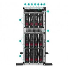 Сервер HPE/ML350 Gen11/1/Xeon Gold/5418Y(16C/32T)/2 GHz/32 Gb/MR408i-o/8SFF/4x1GbE/1x1000W Titanium (P53571-421)