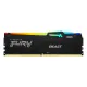 Оперативная память  64GB Kit (2x32) DDR5 6000MHz Kingston FURY Beast RGB XMP CL30 KF560C30BBAK2-64