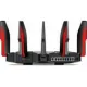 Маршрутизатор беспроводной AC5400 GbE Tp-Link Archer C5400X <AC5400 Dual Band Wireless Gigabit Router, Broadcom, 2167Mbps 5Ghz + 2167Mbps 5Ghz + 1000Mbps 2.4Ghz, 802.11ac/a/b/g/n, 1 GbE WAN + 8 GbE LAN, Агрегирование каналов (WAN/LAN), 2 порта USB 3.0,