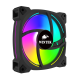 Вентилятор для корпуса Wintek SX-F214-B-12 RGB, 12 см, 4 PIN MOLEX, NORMAL, Black (LC Knight)