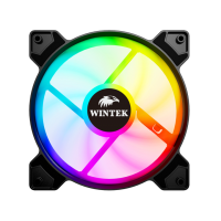 Вентилятор для корпуса Wintek M2-B-14 Colorful, 14 см, 4 pin MOLEX