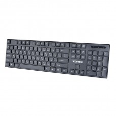 Клавиатура беспроводная Wintek WS-KB-8203, рус/англ/каз, чёрная