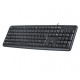 Клавиатура Wintek WS-KB-502, USB, рус/англ/каз, 1.5 м, чёрная