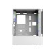 Корпус Wintek Shadow PRO 801 W-M TG, ATX, USB 1*3.0/2*2.0, HD-Audio+Mic, 2*14cm+1*12cm ARGB fan (без контроллера), белый