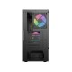 Корпус Wintek Shadow PRO 801 B-M TG, ATX, USB 1*3.0/2*2.0, HD-Audio+Mic, 2*14cm+1*12cm ARGB fan (без контроллера), чёрный
