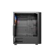 Корпус Wintek Moon PS195-5-B TG, ATX/Micro ATX, USB 1*3.0/2*2.0, 0,45mm, 4*12cm fRGB fan, чёрный